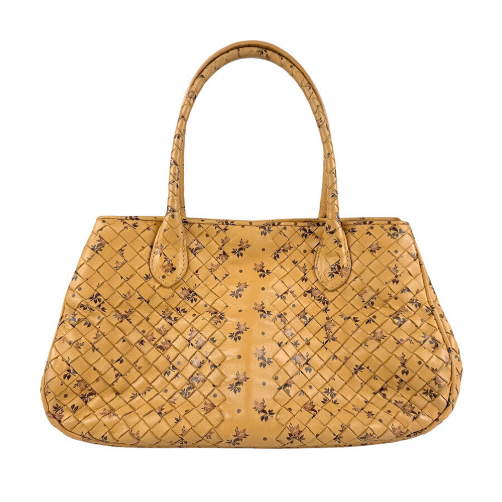 Bottega Veneta handbag Beige Tan intrecciato leather